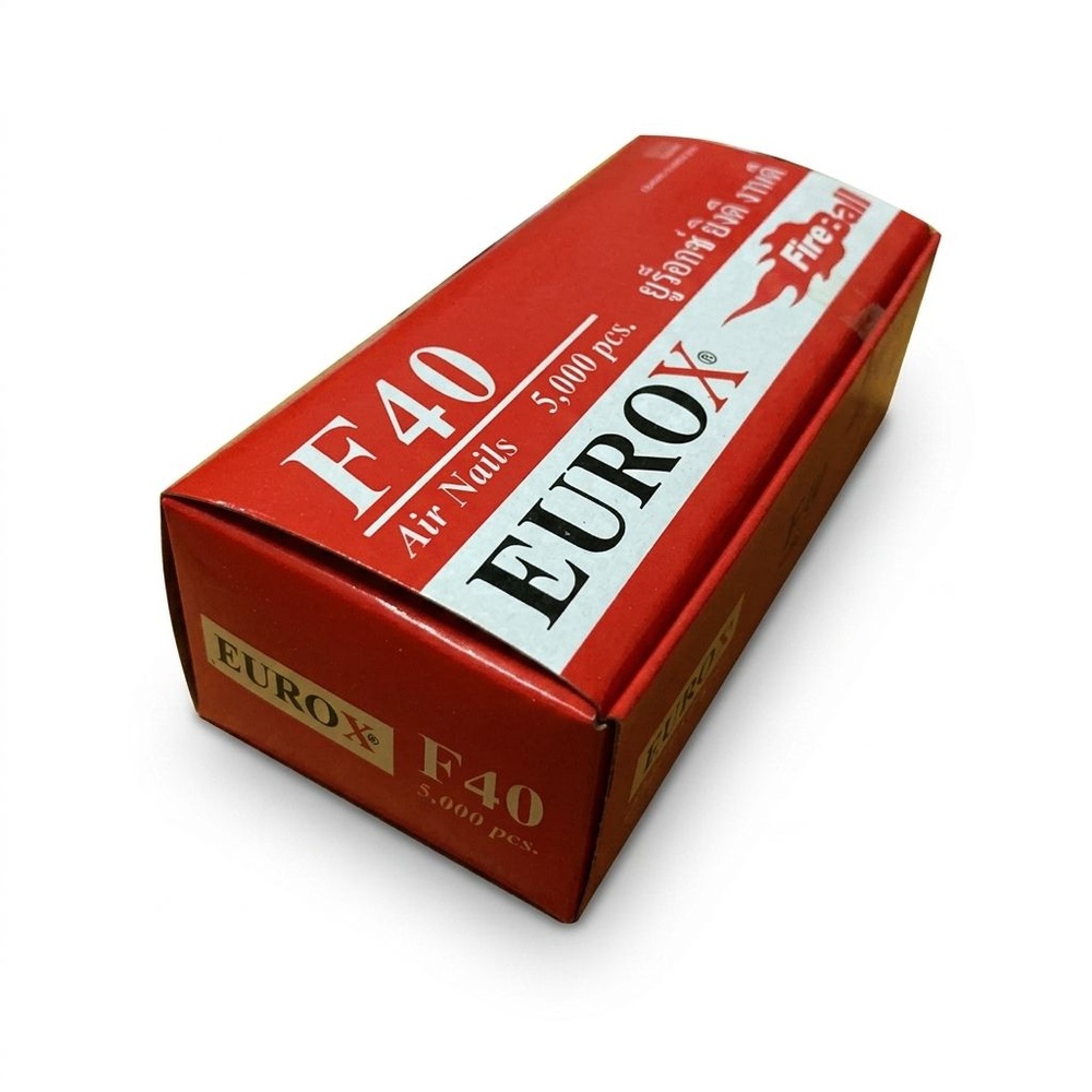 EUROX ตะปูปืนลมขาเดี่ยวยิงไม้ 40mm.รุ่น F40 สีแดง