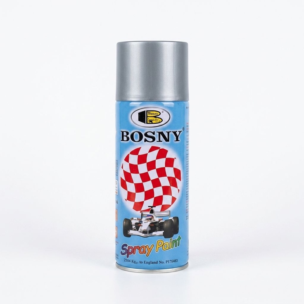 BOSNY สีสเปรย์ #1580 400 CC. Metallic Silver