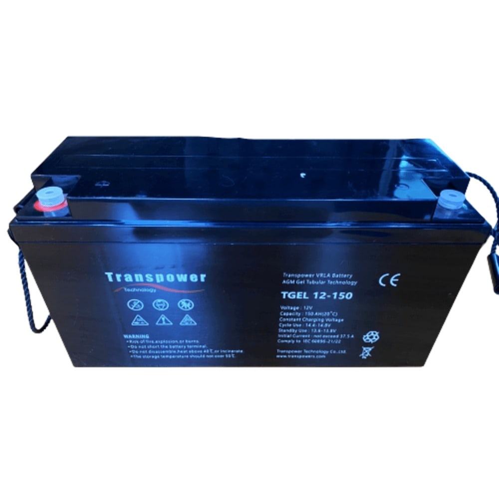 Transpower แบตเตอรี่ 12V 150A รุ่น TGEL12-150 สีดำ