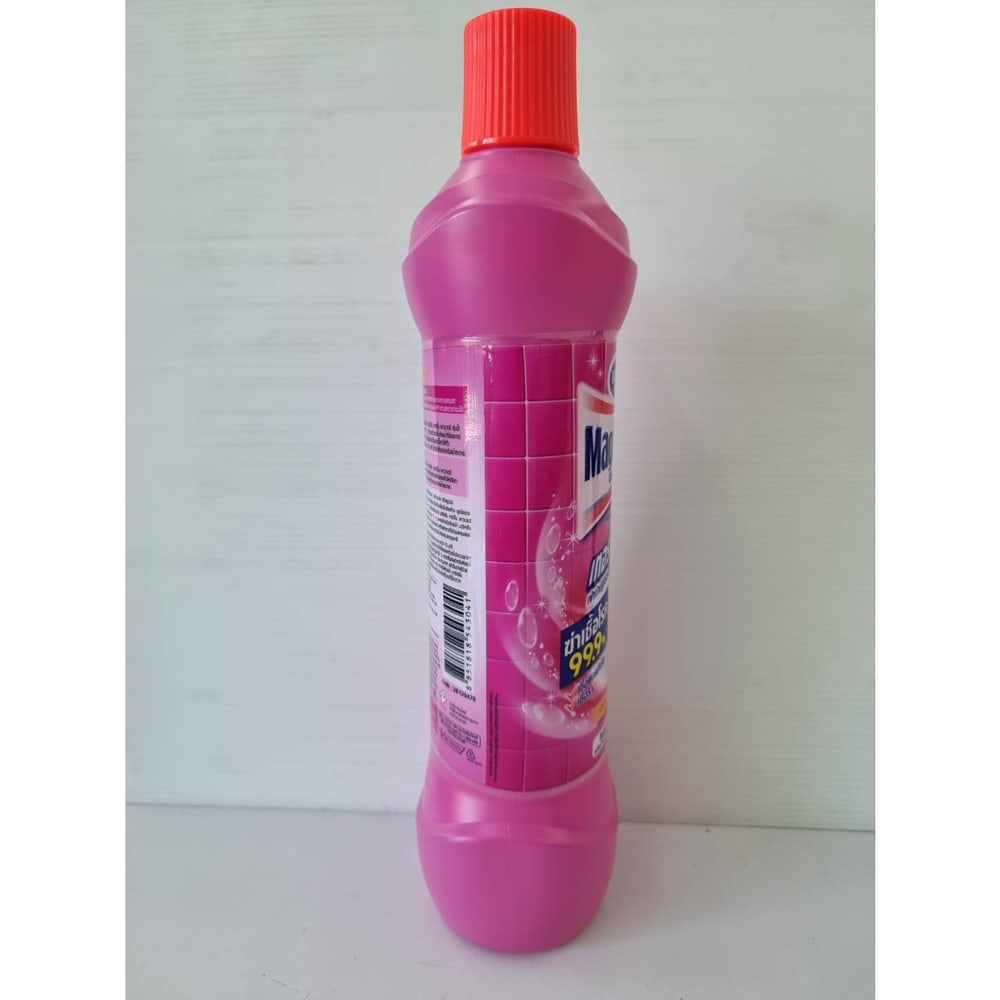 MagiClean น้ำยาทำความสะอาดห้องน้ำ กลิ่นสปาร์คกลิ้ง 850 มล. รุ่น เทอร์โบพาวเวอร์ สีชมพู