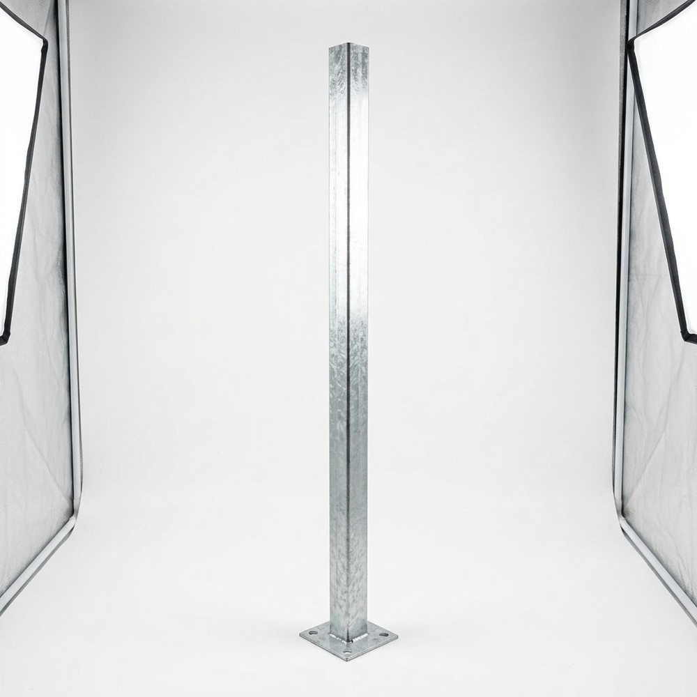 ปืนใหญ่ เสารั้วสำเร็จรูปกัลวาไนซ์ ขนาด 70x70mm สูง 2.05m(เฉพาะเสาไม่รวมอุปกรณ์)
