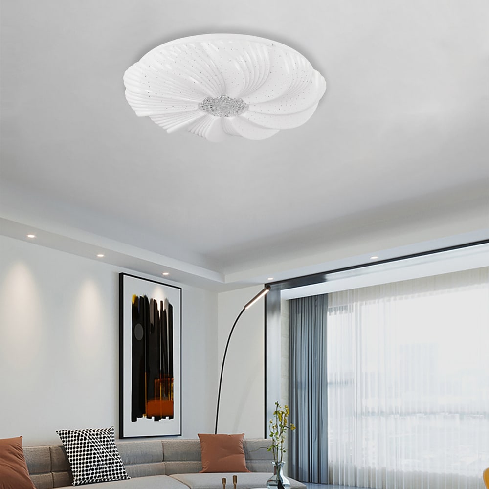 EILON โคมไฟเพดาน LED 24W รุ่นMVY4007-SIN-24 ลิลลี่ป๊อป แสงเดย์ไลท์
