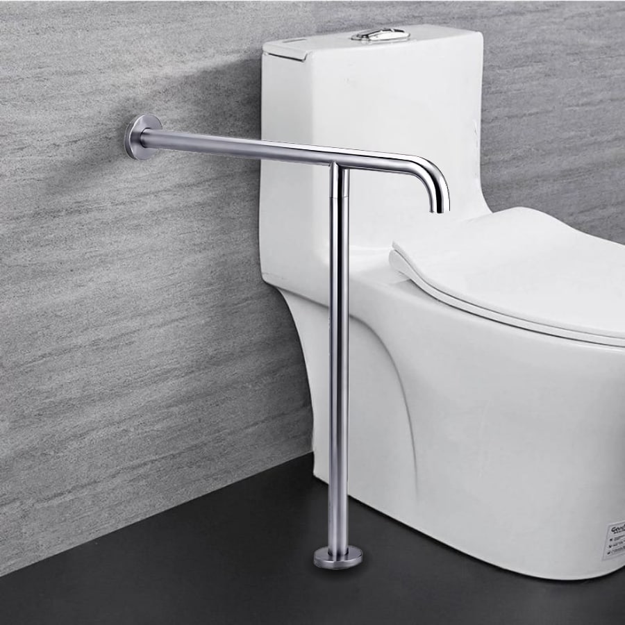 Verno ราวทรงตัวสแตนเลส 304 รูปตัว T รุ่นVN-3270T ขนาด 70x70 ซม. สีแฮร์ไลน์