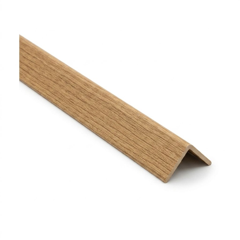 GREAT WOOD ไม้ครอบฉาก WPC สีไม้โอ๊คอ่อน รุ่นYJ-9290-8 ขนาด2.5*290*2.5 ซม.