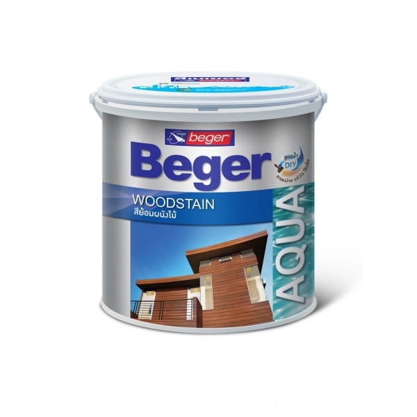 Beger สีย้อมผนังไม้ สูตรน้ำ เบเยอร์ S-6901ขนาด 1 กล. ไม้สักทอง