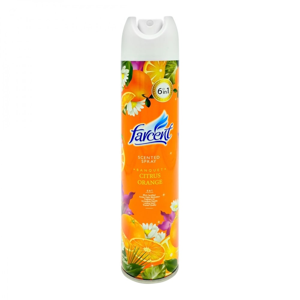 FARCENT สเปรย์น้ำหอมปรับอากาศ 320 มล. กลิ่นส้ม
