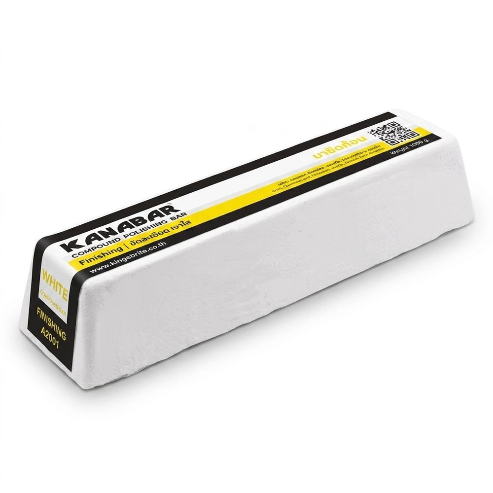 KANABAR ไขปลาวาฬ ขัดหยาบ 1000กรัม สีขาว