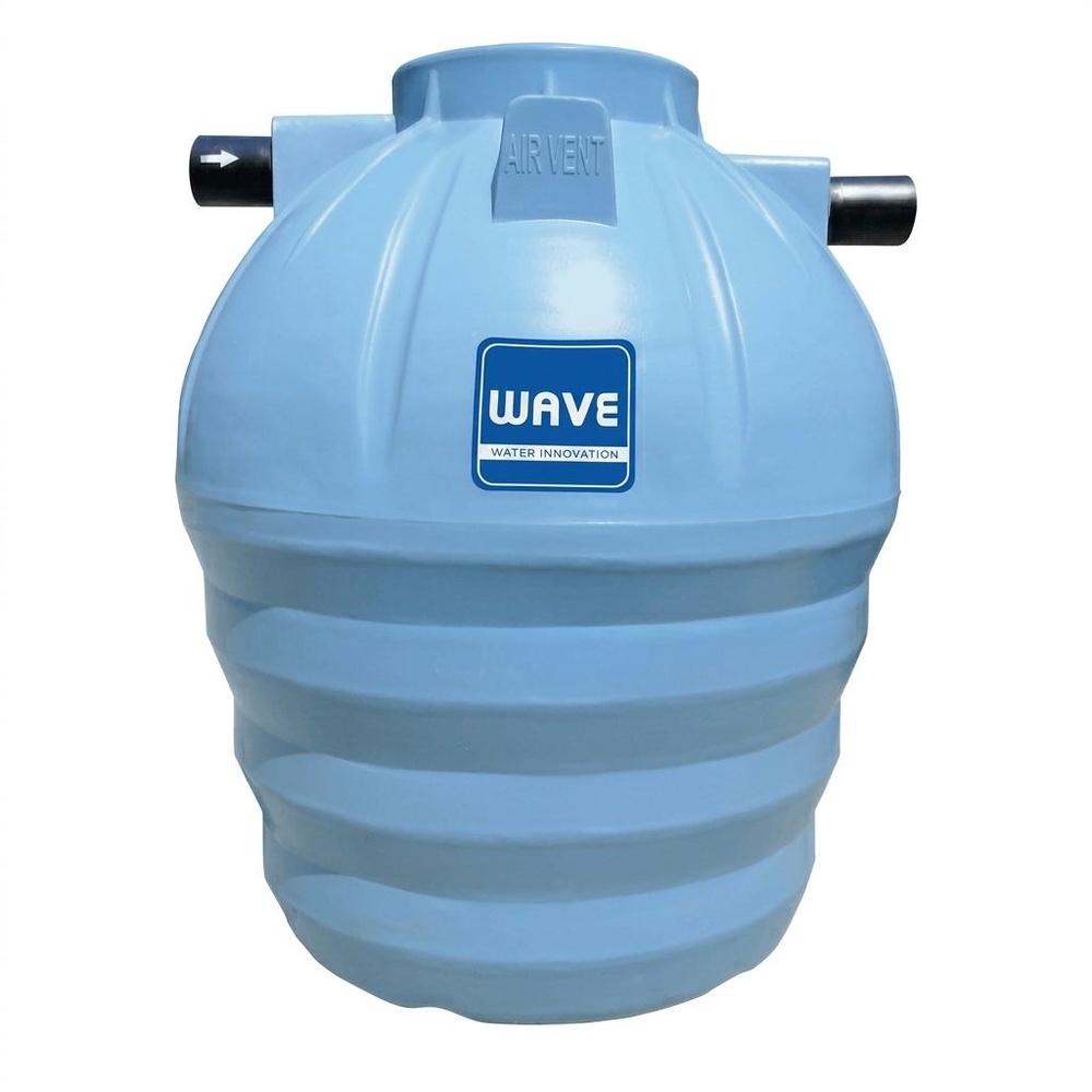 WAVE ถังบำบัดน้ำเสียชนิดเติมอากาศ ขนาด 3000L รุ่น WFF สีเทา