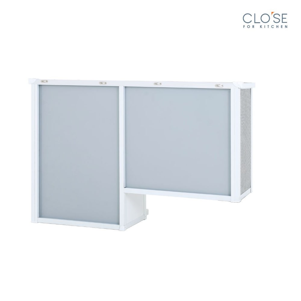 CLOSE ตู้แขวนอเนกประสงค์ พร้อมช่องไมโครเวฟ SHIRO-122 ขนาด 122 x 45 x 81 ซม. สีขาว