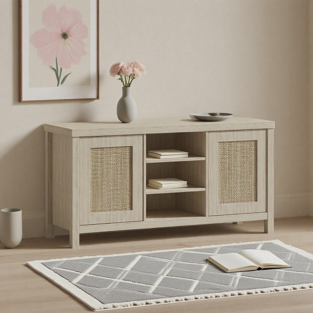 DELICATO ชั้นวางทีวี รุ่น ECHO ขนาด 40x120x62.50 ซม. สีวอลนัทอ่อน
