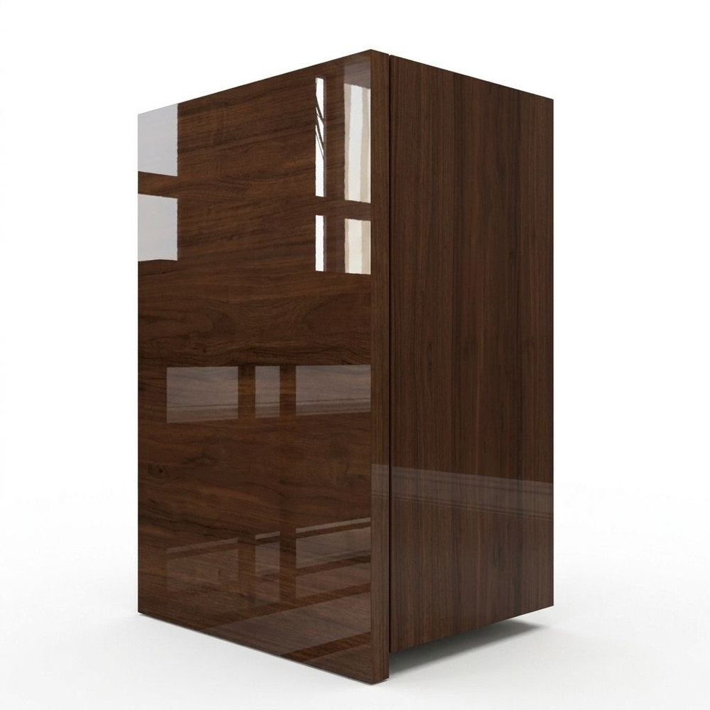 MJ ตุ้แขวนบานเปิดเดี่ยว 30x40x60 ซมม. HG-W604 -WN สีวอลนัท