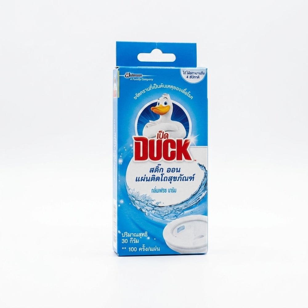 DUCK แผ่นติดดับกลิ่นโถสุขภัณฑ์ ขนาด 30 กรัม สติ๊กออน เฟรช