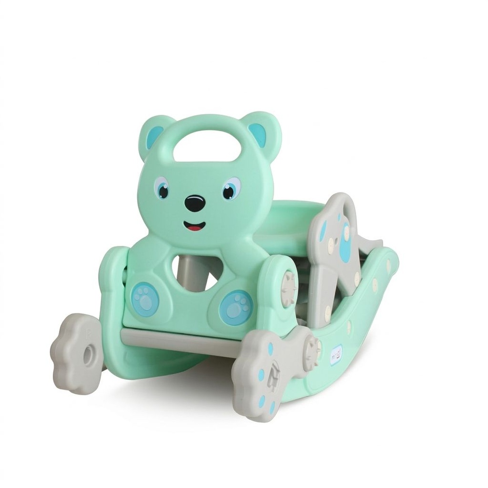 TOYS ชุดสไลเดอร์ม้าโยกหมีน้อย 2 in 1 รุ่น BLYMHT002 ขนาด 81x40x53 ซม.