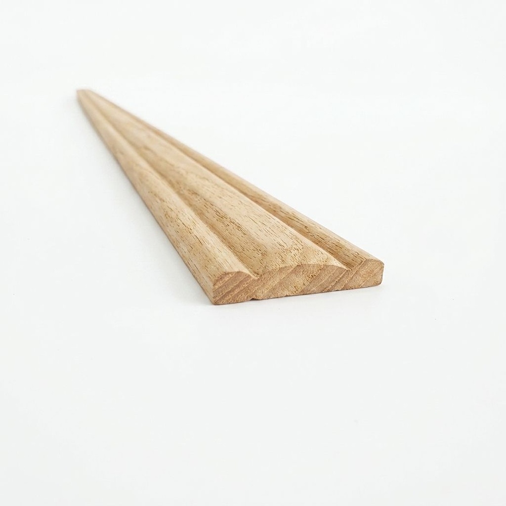 คิ้วไม้สักSJK22 1/4"x1.1/4"x4ฟุต