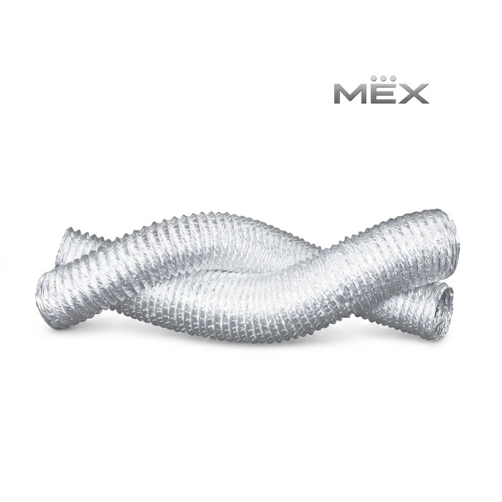 MEX ท่อนำอากาศขนาด 6 นิ้ว SM-B055 สีโครเมี่ยม