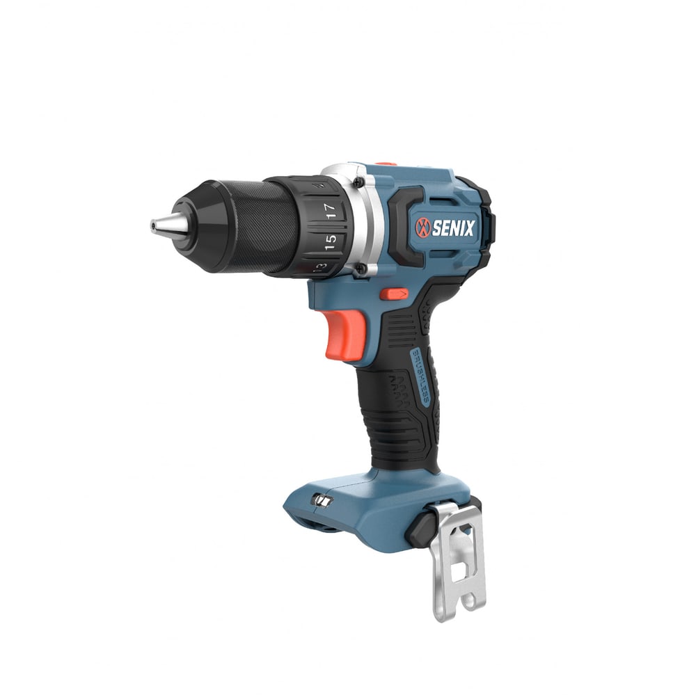 SENIX สว่านไร้สาย Brushless 13 มม. 20V(Max) (พร้อมแบตเตอรี่ 2.0Ah 2 ก้อน) รุ่น PDDX2-M2-EU สีน้ำเงิน - ดำ