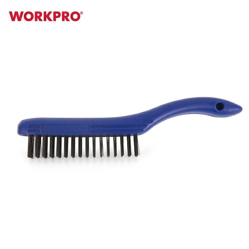 WORKPRO แปรงลวดเหล็ก ขนาด 4x16 รุ่น WP253002