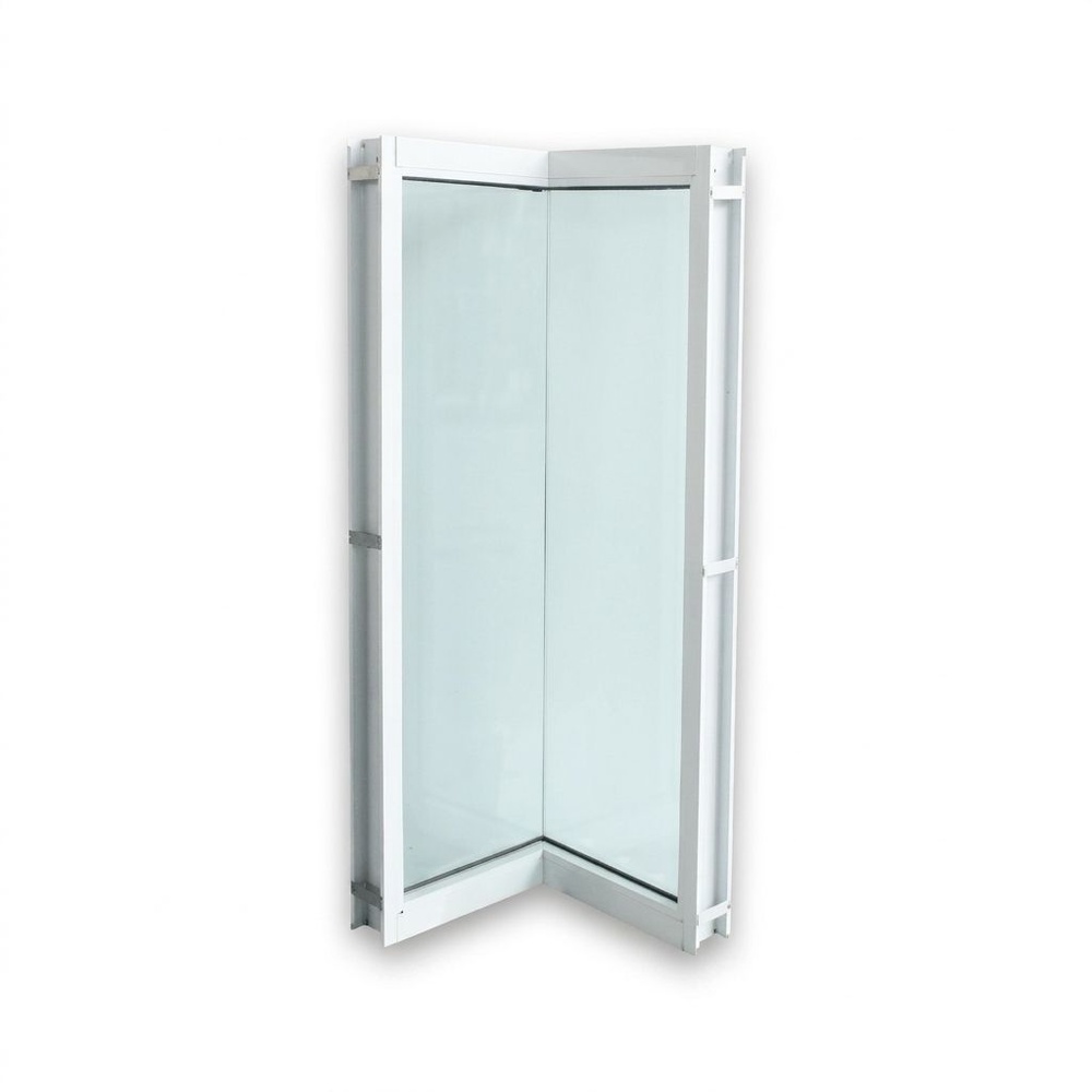 WELLINGTAN ช่องแสงเข้ามุมอลูมิเนียม WGD050520 50x50x200ซม. สีขาว