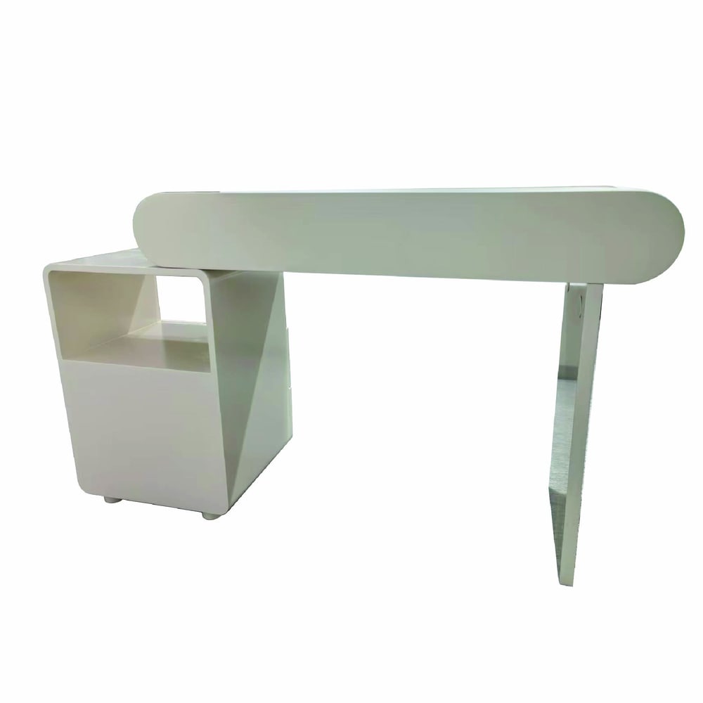 (1/2)DELICATO โต๊ะเครื่องแป้ง รุ่น NOVA ขนาด 123x42x57 ซม. สีขาว
