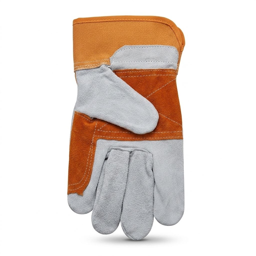 Protx ถุงมือหนัง รุ่น JR-WG012 ขนาด 10.5 นิ้ว สีน้ำตาล-เหลือง