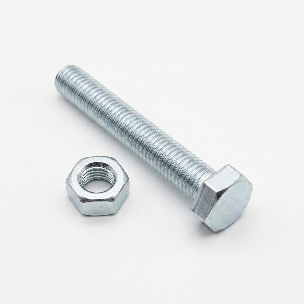 สกรูพร้อมน็อต 1/2x4 (2 ชิ้น/แพ็ค) uheng