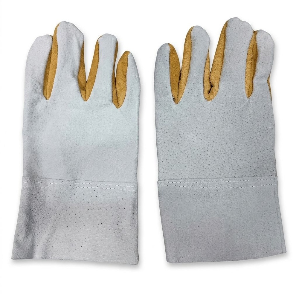 golden pegasus ถุงมือหนังท้อง สั้น-สองสี