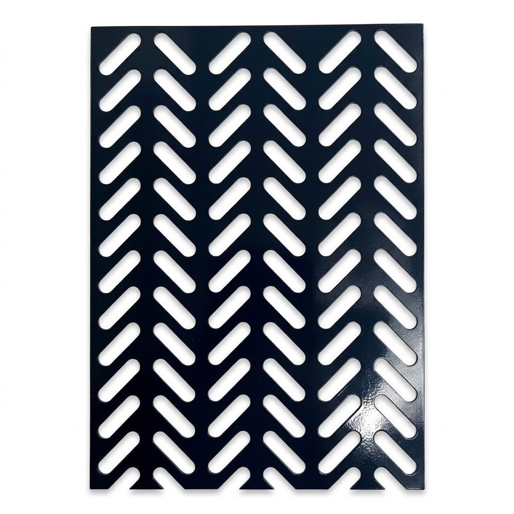 ปืนใหญ่ แผ่นเหล็กฉลุลวดลาย ขนาด 100x200 ซม. รุ่น STDC001 สีดำ