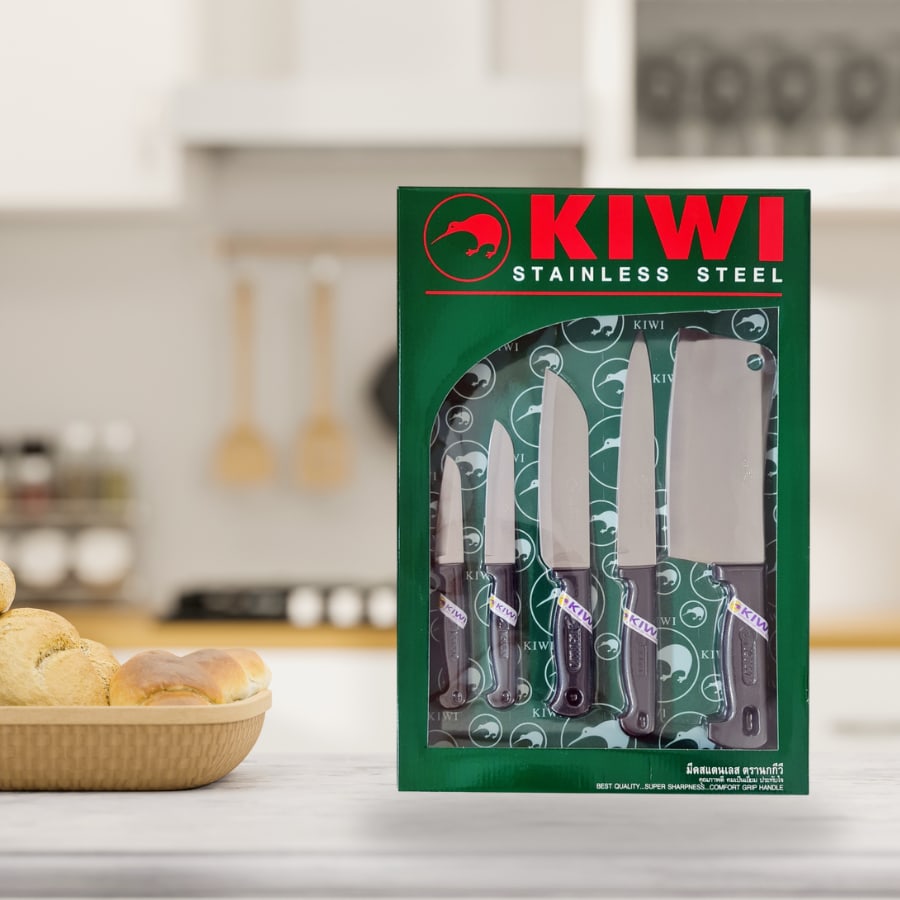 KIWI มีดชุดคู่ครัว 5 ชิ้น