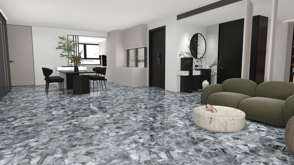 Marbella กระเบื้องพอร์ซเลน 60x60 ซม. รุ่น ปราซิโอลิเต้ XQP6P3755 Gloss (4P)