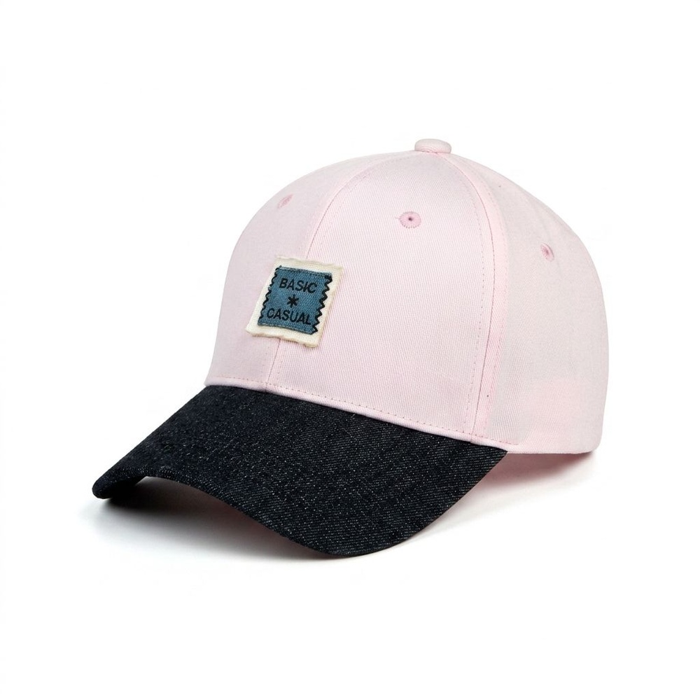 USUPSO หมวกแก๊ป Denim Baseball สีชมพู