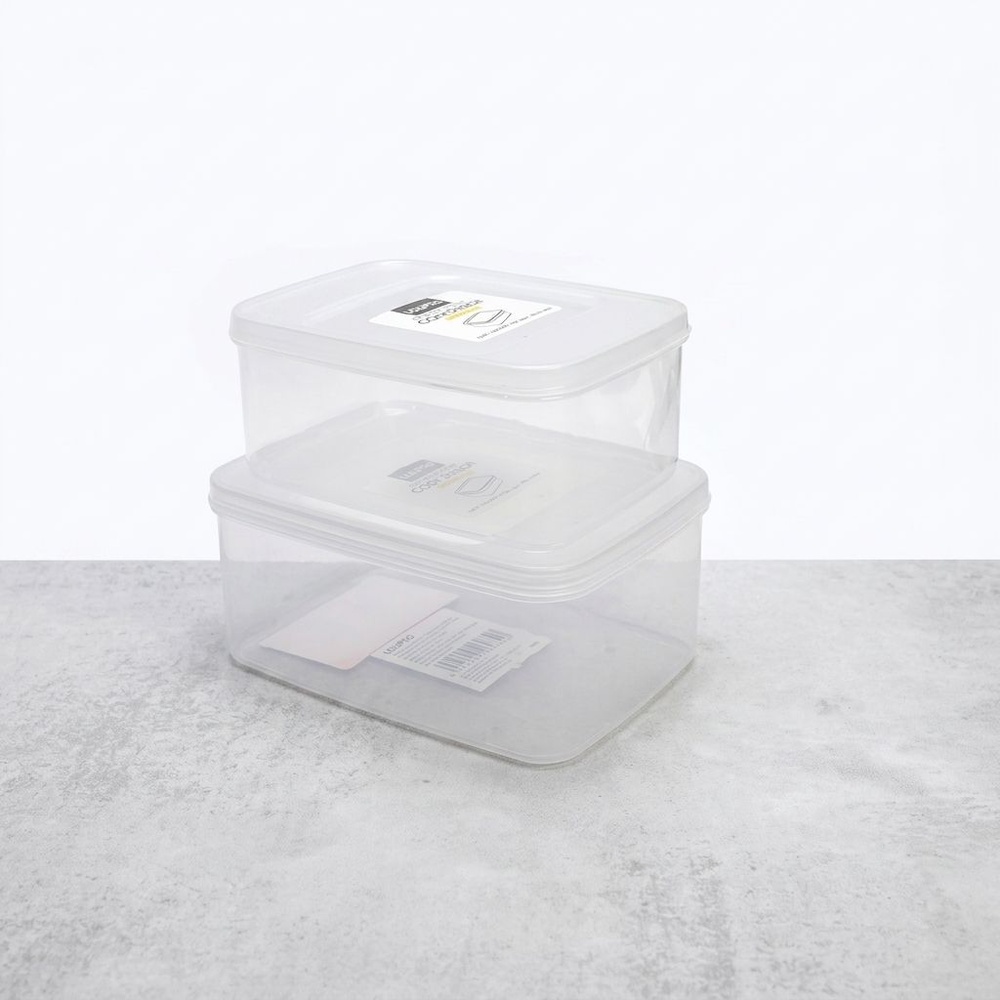 USUPSO ชุดกล่องถนอมอาหาร 2ชิ้น (#BI9)
