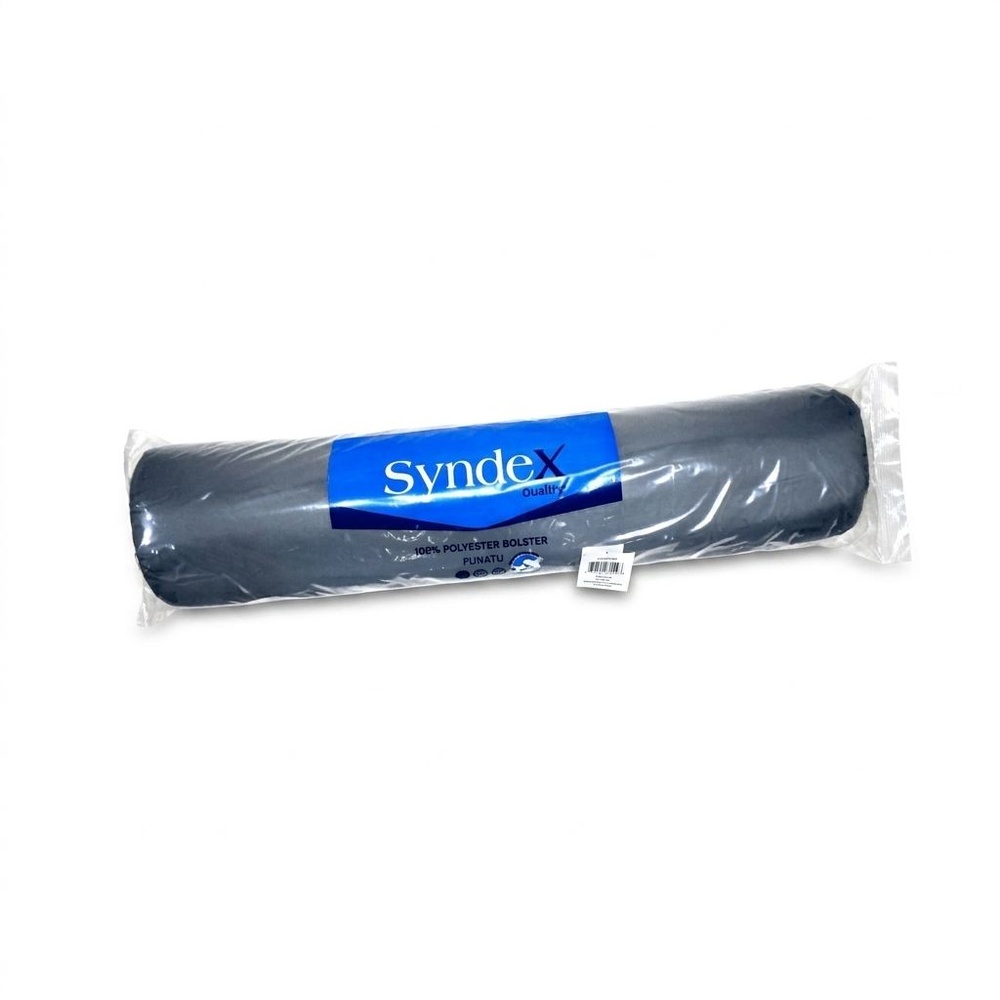 SYNDEX หมอนข้างใยสังเคราะห์ 27x40นิ้ว ผ้าไมโครสีเทา