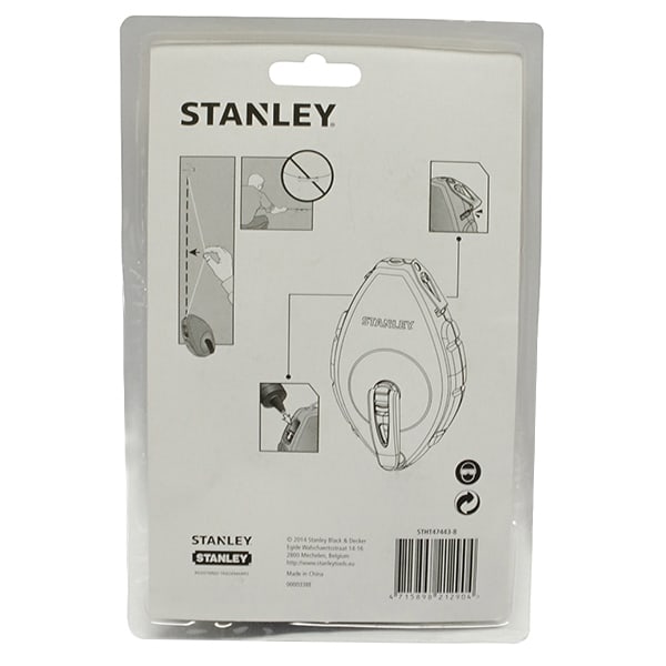 STANLEY บักเต้าตีเส้น พร้อมผงชอล์กสีน้ำเงิน #STHT47443-8