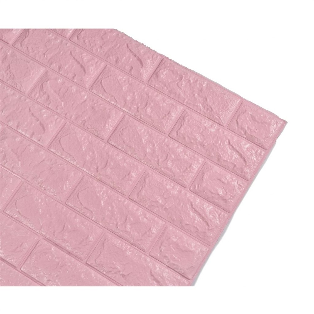 TAPIO วอลเปเปอร์ติดผนัง รุ่น Brick BMX002-PK ขนาด 70x77ซม. สีชมพู