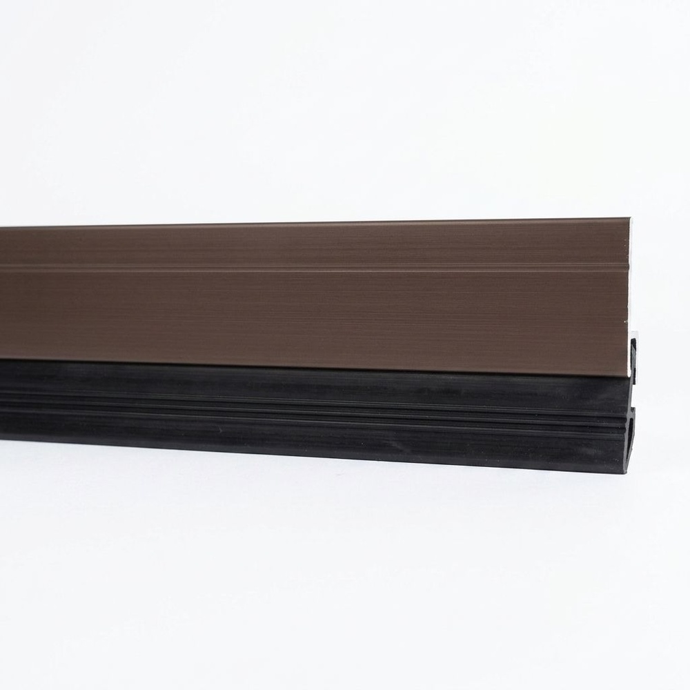 เส้นกันแมลงอะลูมิเนียม แถบยาง รุ่น 6401 90cm สีน้ำตาล