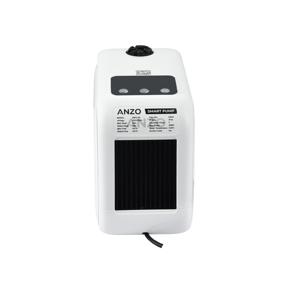 ANZO ปั้มน้ำอัตโนมัติอินเวอร์เตอร์ 500W รุ่น ZBP2-3 สีขาว