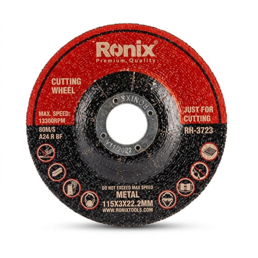 RONIX ใบเจียรเหล็ก 115 มม. หนา 3 มิล รุ่น RH3723