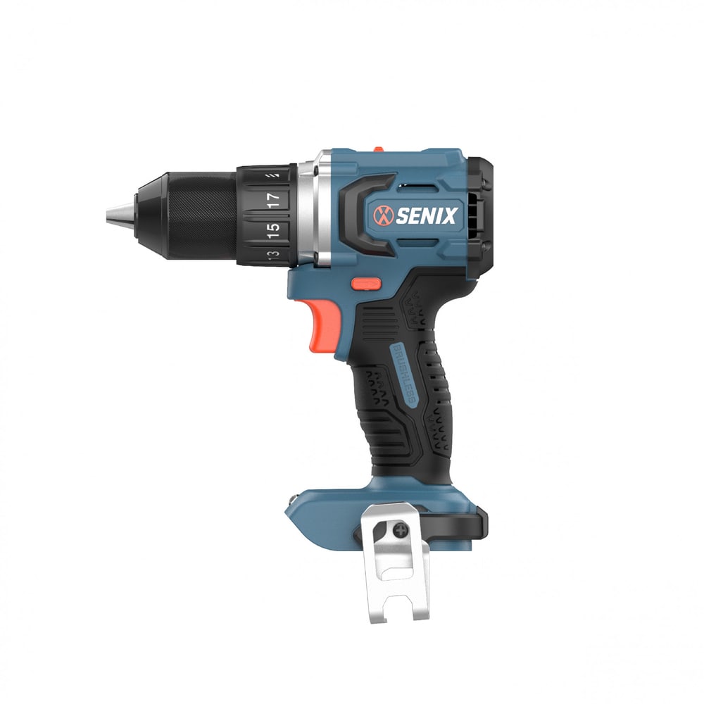 SENIX สว่านไร้สาย Brushless 13 มม. 20V(Max) (พร้อมแบตเตอรี่ 2.0Ah 2 ก้อน) รุ่น PDDX2-M2-EU สีน้ำเงิน - ดำ