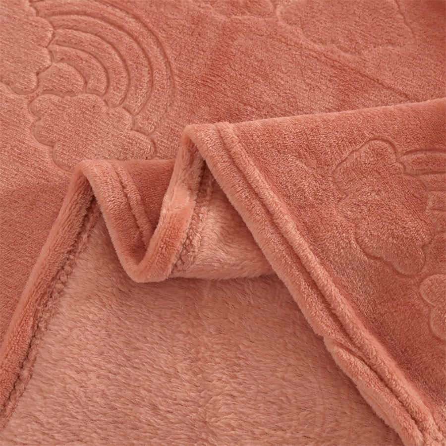 Truffle ผ้าห่ม รุ่น Yuna-04 ขนาด 150x200 ซม. สีส้ม