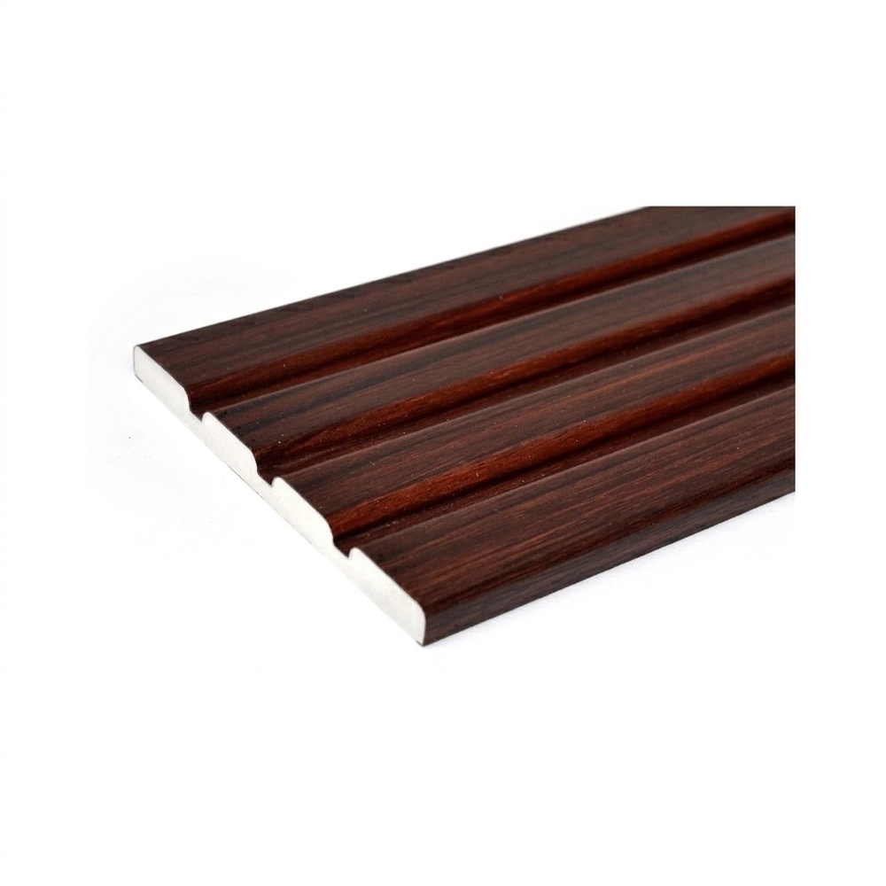 GREAT WOOD ไม้มอบ PVC FCM-0782B (MI01) 78x6x2700มม. สีสัก