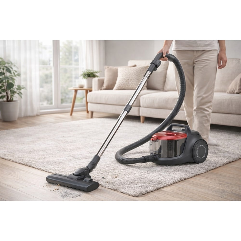 HITACHI เครื่องดูดฝุ่น 2000 วัตต์ CV-SM20C BKRD