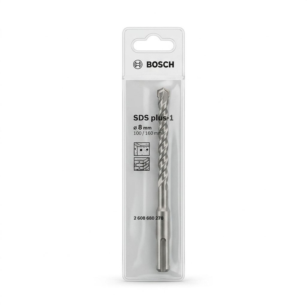 BOSCH ดอกโรตารี่ SDS Plus-1(S3) 8x160 มม.