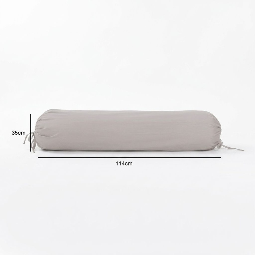 Truffle ปลอกหมอนข้าง 1 ชิ้น รุ่น Rina-02 ขนาด 35x114 ซม. สีเทา