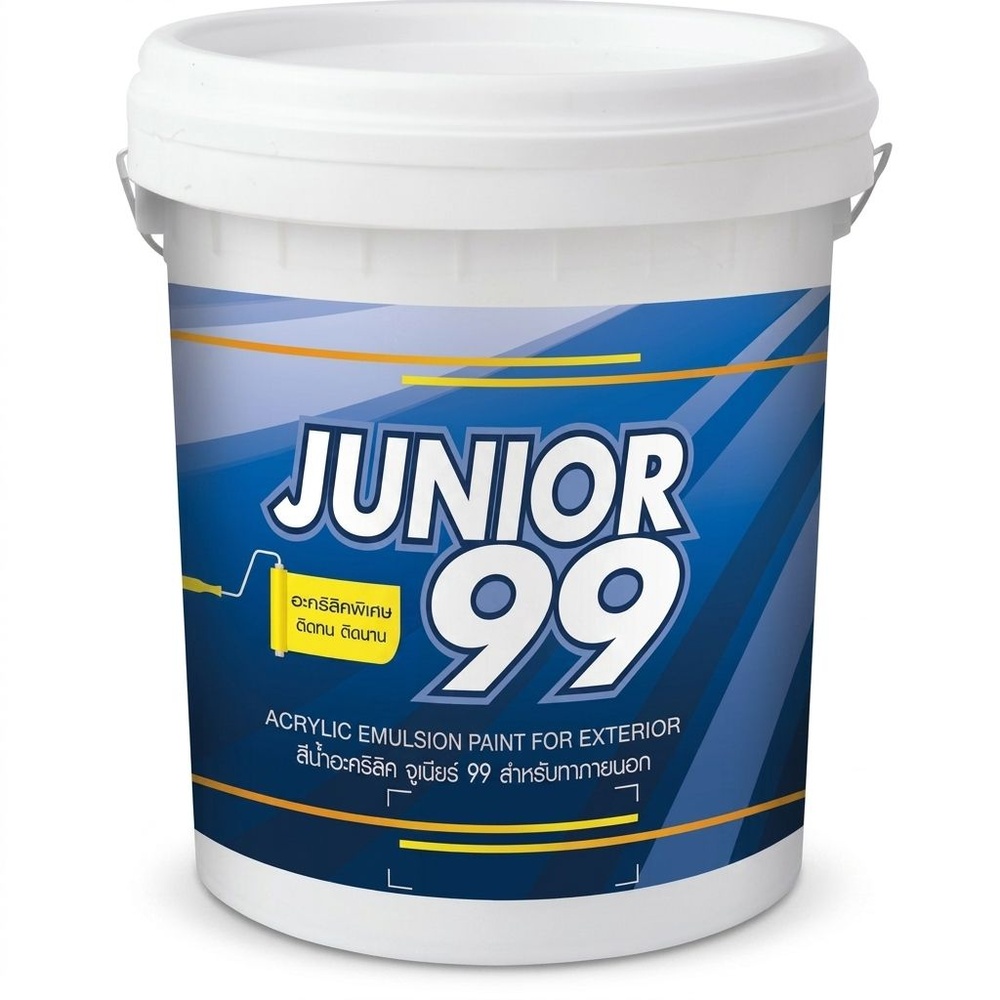 NIPPON PAINT สีน้ำภายนอก JUNIOR 99 9506 ขนาด 5 แกลลอน สีควันบุหรี่
