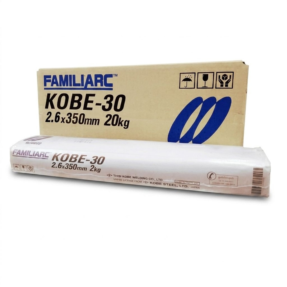 KOBE ลวดเชื่อมเหล็กเหนียวขนาด 2.6X350mm. รุ่น KOBE-30 E6013