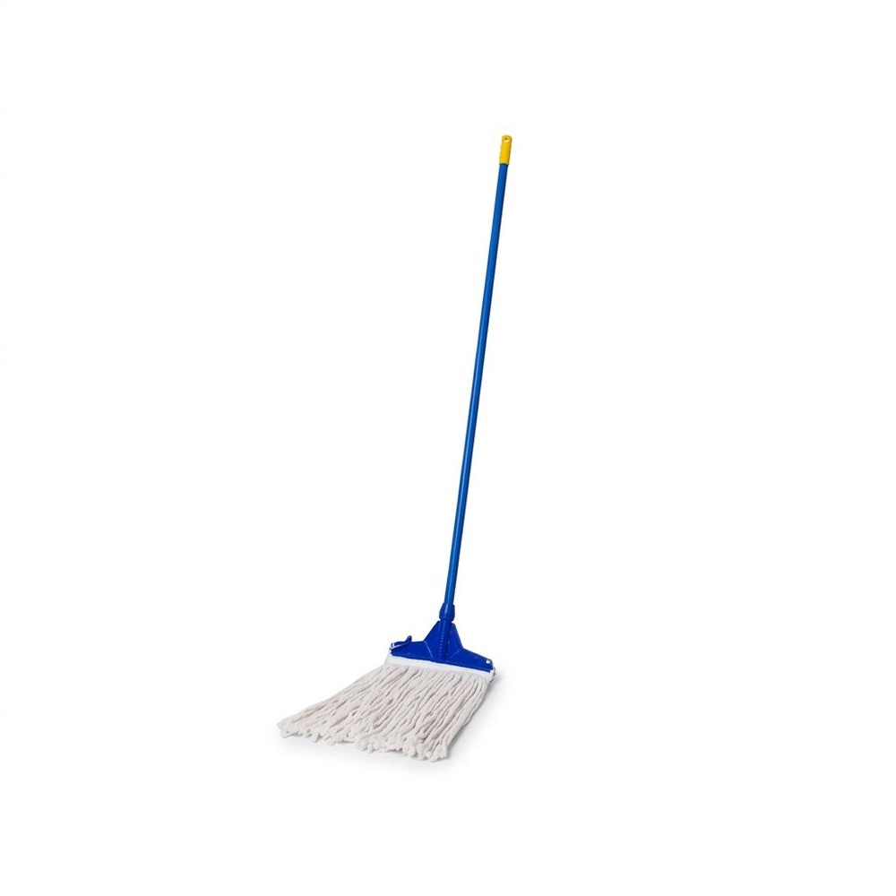 SUPERCAT ม็อบหนีบ หัวคลิปล็อค ขนาด 10 นิ้ว 200 กรัม สีขาว