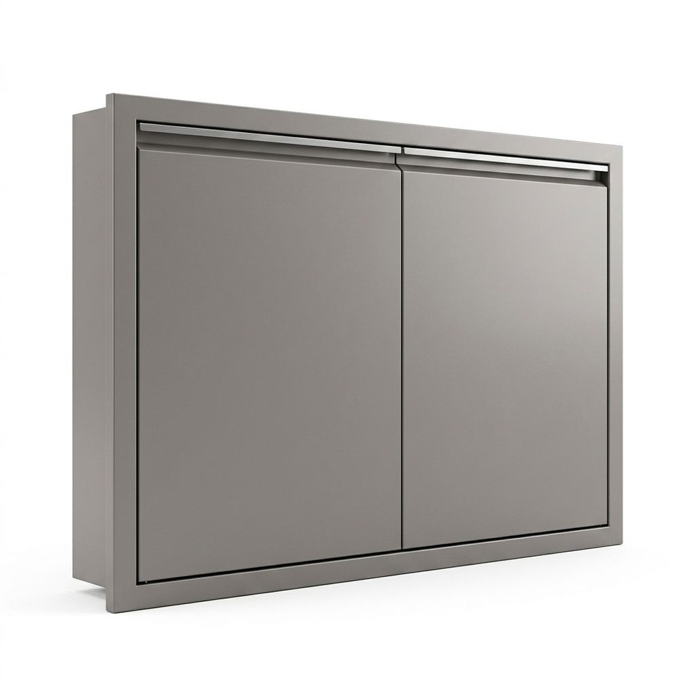 MJ บานซิงค์ใต้เตาแก๊ส 0.70x80x40 ซม. SAV-S408-GW สีเทา