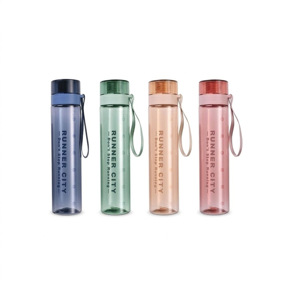USUPSO กระบอกน้ำพลาสติก 650 ml คละสี (#L9)