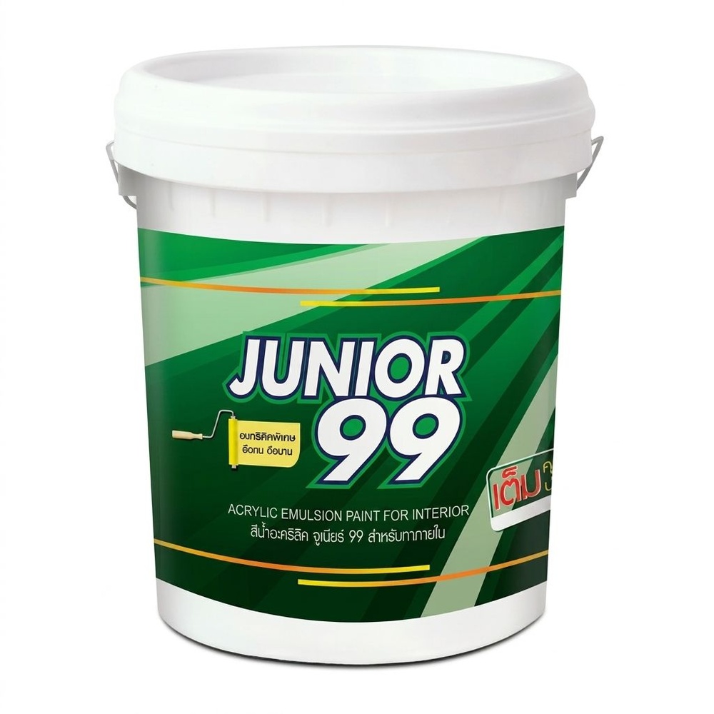 NIPPON PAINT สีน้ำภายใน JUNIOR 99 9106 ขนาด 5 แกลลอน สีควันบุหรี่