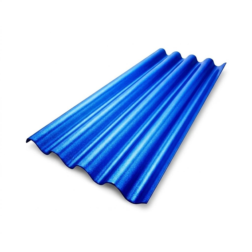 ตราเพชร กระเบื้องหลังคาจตุลอน 0.50x50x150 ซม. สีฟ้าประกายเพชร